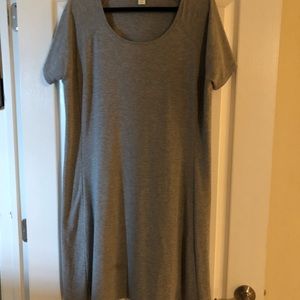 Grey swing dress